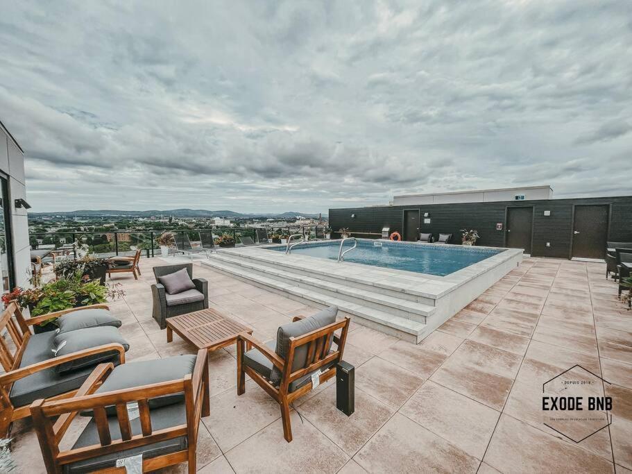 Le Rustique, Chic En Ville, Bbq/ Piscine Quebec City Bagian luar foto